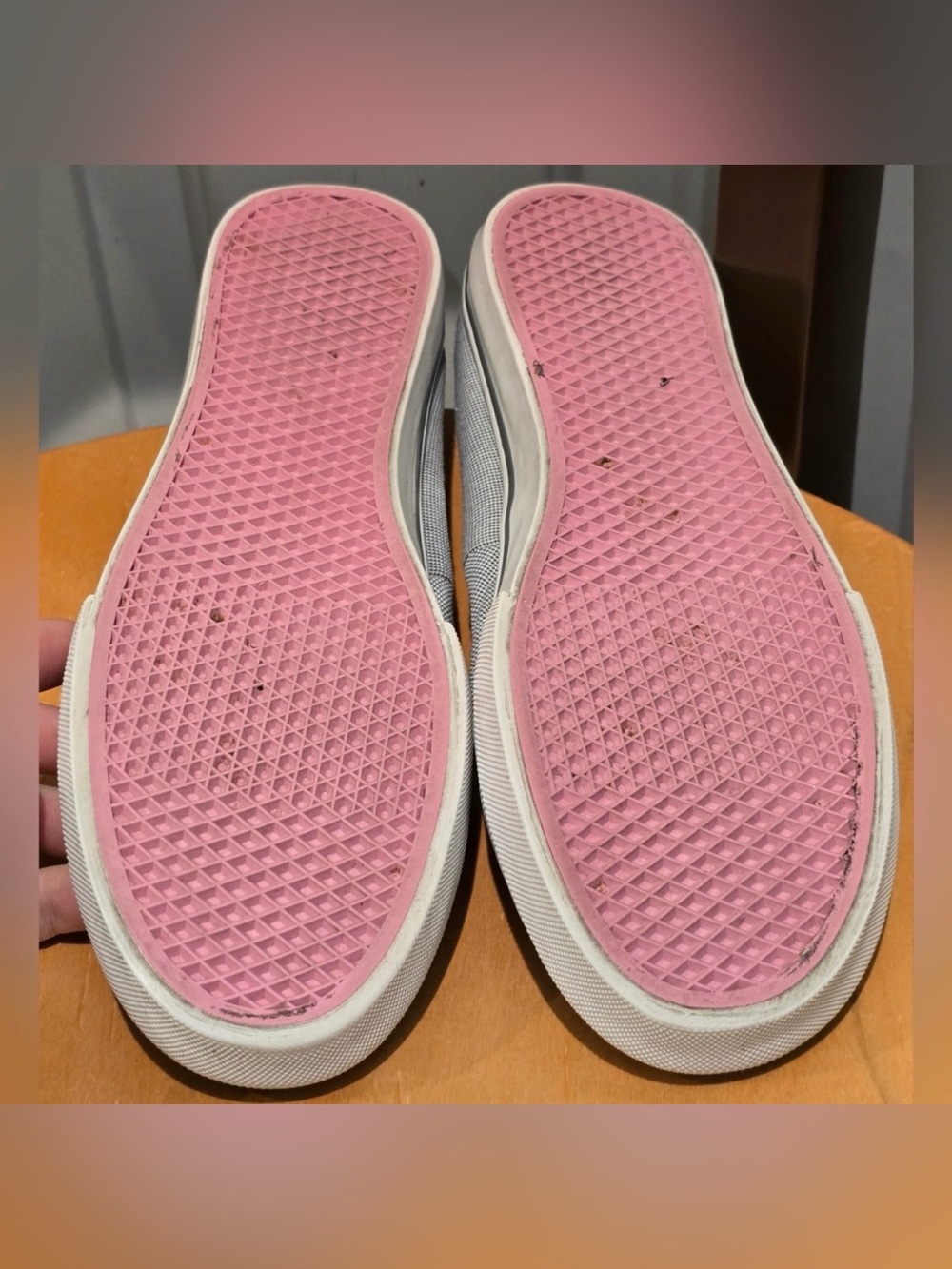 RARE Women's Vans Ashland Light Grey Boat Shoes Nautical Beach Theme Size 7.5 - Picture 4 of 7